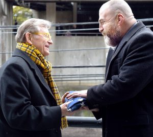 Stansbury Hall flag ceremony marks the end for historic building
